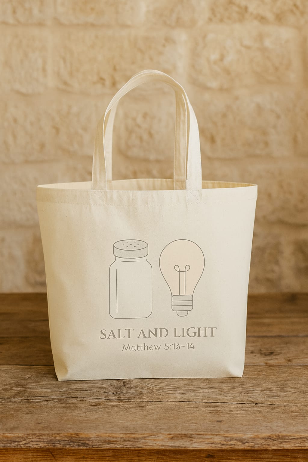 TOTE BAG SALT AND LIGHT