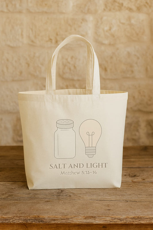 TOTE BAG SALT AND LIGHT
